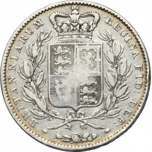 Großbritannien, Victoria, 1 Crown London 1845