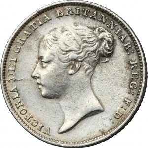 Great Britain, Victoria, 6 Pence London 1853