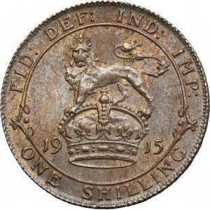 Great Britain, George V, 1 Shilling London 1915