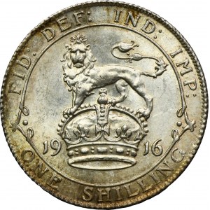 Great Britain, George V, 1 Shilling London 1916
