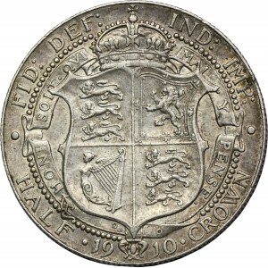 Veľká Británia, Edward VII, 1/2 koruny Londýn 1902