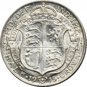 Großbritannien, Georg V., 1/2 Krone London 1915