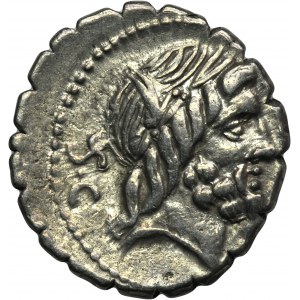 République romaine, Q. Antonius Balbus, Denar serratus