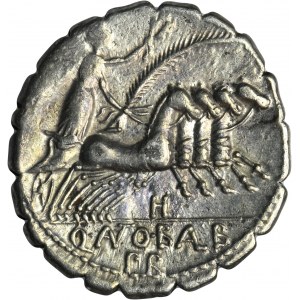 Republika Rzymska, Q. Antonius Balbus, Denar serratus