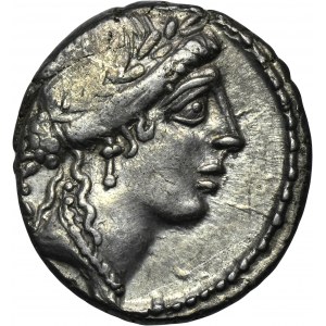 Římská republika, Mn. Acilius Glabrio, denár