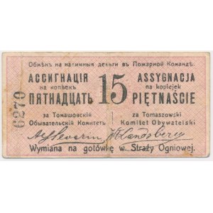 Tomaszów, 15 kopiejek 1914