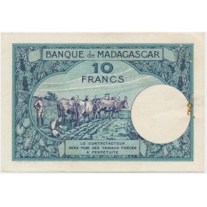 Madagaskar, 10 Franken (1926-1953)