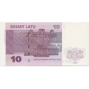 Latvia, 10 Latu 1992