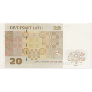 Latvia, 20 Latu 1992