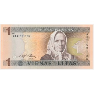 Lithuania, 1 Litas - AAA -