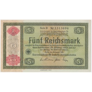 Deutschland, Drittes Reich, 5 Mark 1933