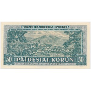 Czechoslovakia, 50 Korun 1948 - SPECIMEN -