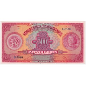 Czechosłowacja, 500 koron 1929 - WZÓR -