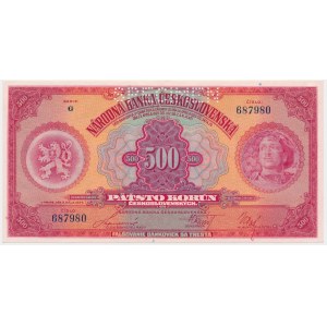 Czechoslovakia, 500 Korun 1929 - SPECIMEN -