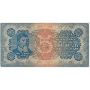 Tschechoslowakei, 5 Kronen 1921