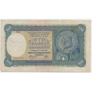 Slovensko, 100 korún 1940