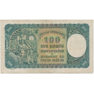 Słowacja, 100 koron 1940