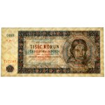 Czechosłowacja, 1.000 koron 1945 - WZÓR -