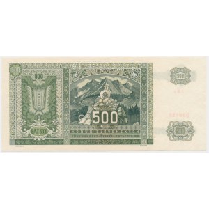 Slovensko, 500 korún 1941 - MODEL -.
