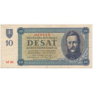 Slovakia, 10 Korun 1943