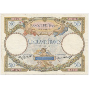 Frankreich, 50 Francs 1932