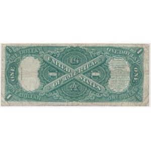 USA, Red Seal, 1 dolar 1917 - Speelman & White -