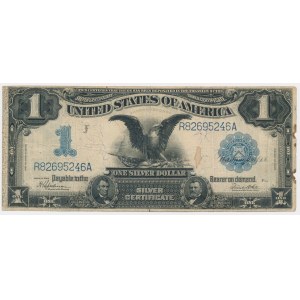USA, Stříbrný certifikát, $1 1899 - Speelman &amp; White -.