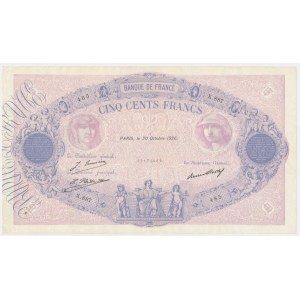 Francja, 500 franków 1926