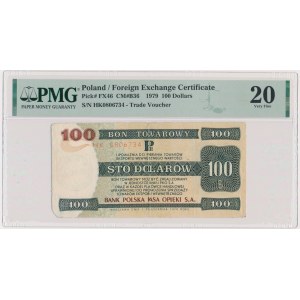 Pewex, 100 dolarů 1979 - PMG 20