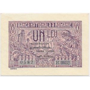 Rumunia, 1 lei (1938)