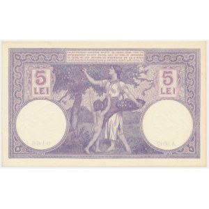 Rumunia, 5 lei 1914
