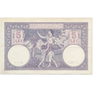 Romania, 5 Lei 1929