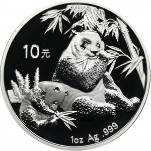 Chiny, 10 Yuan 2007 - Panda