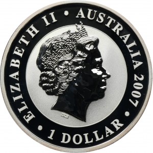 Austrálie, Elizabeth II, 1 dolar 2007 - Koala