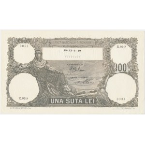 Romania, 100 Lei 1940