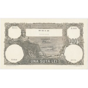 Rumunia, 100 lei 1940