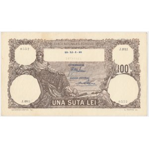 Romania, 100 Lei 1940 - brown -