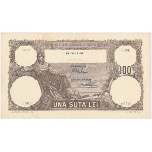 Romania, 100 Lei 1940 - brown -