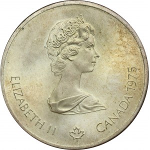Kanada, Elżbieta II, 10 Dolarów 1975 XXI Letnie Igrzyska Olimpijskie
