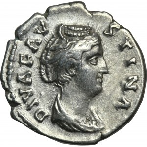 Roman Imperial, Faustina I, Posthumous Denarius