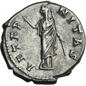 Roman Imperial, Faustina I, Posthumous Denarius