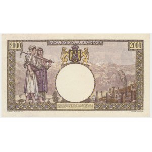 Romania, 2.000 Lei 1943