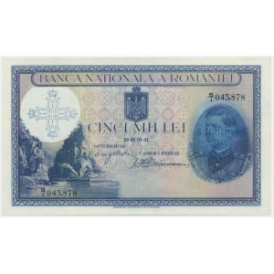 Rumunsko, 5 000 lei 1931-1940 - KRÁSNÁ