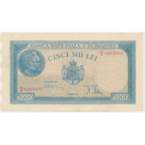 Romania, 5.000 Lei 1945