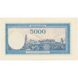 Rumunsko, 5 000 lei 1945