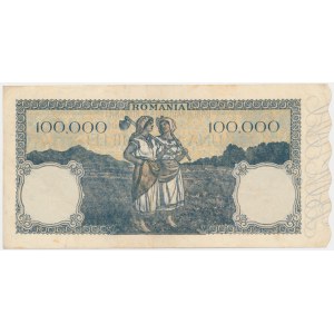 Romania, 100.000 Lei 1945
