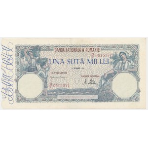 Romania, 100.000 Lei 1946