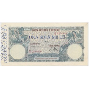 Rumunsko, 100 000 lei 1947