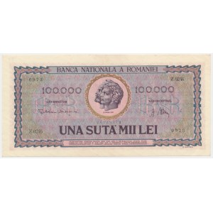 Rumunsko, 100 000 lei 1947