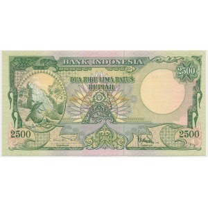 Indonésie, 2 500 rupiahs (1957)